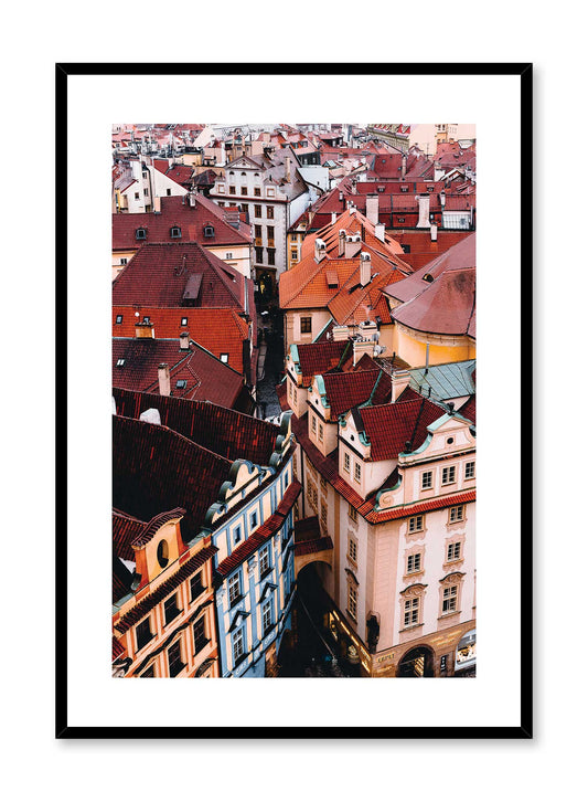 Prague from Above, Poster