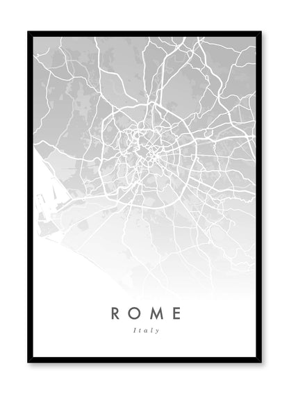 Rome Map, Poster