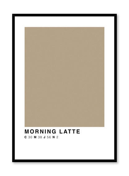 Morning Latte, Poster