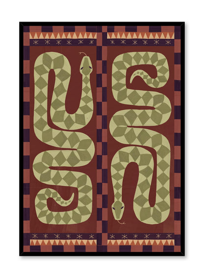 Symmetrical Slithers, Poster