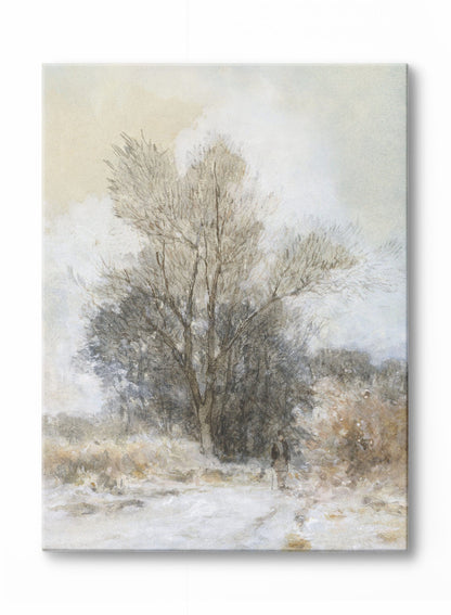 Hiker in the Snow, Poster