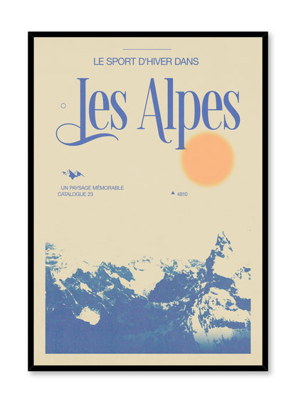 Yesterday in the Alps, Poster