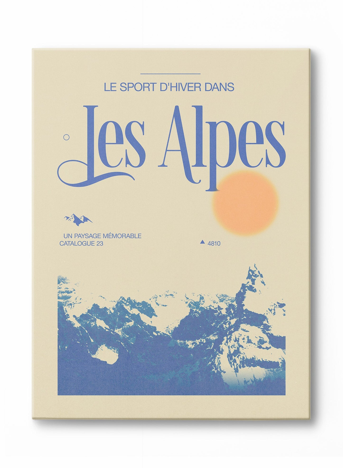 Yesterday in the Alps, Poster