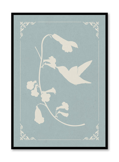 Papercut Trumpet Vine, Poster