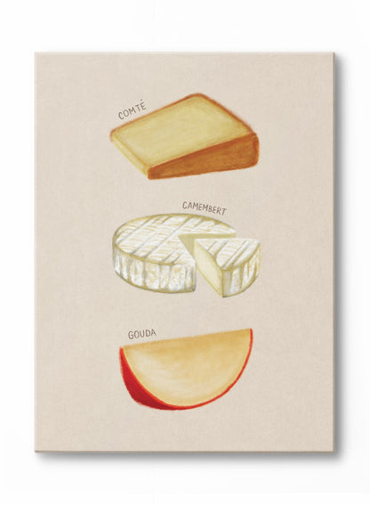 Hand Drawn Cheeses 2, Poster