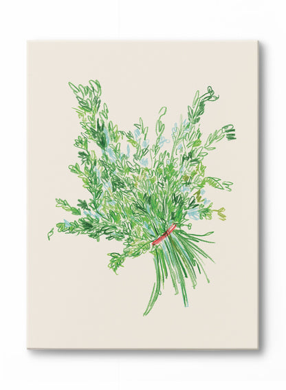 Sketched Herbs, Poster