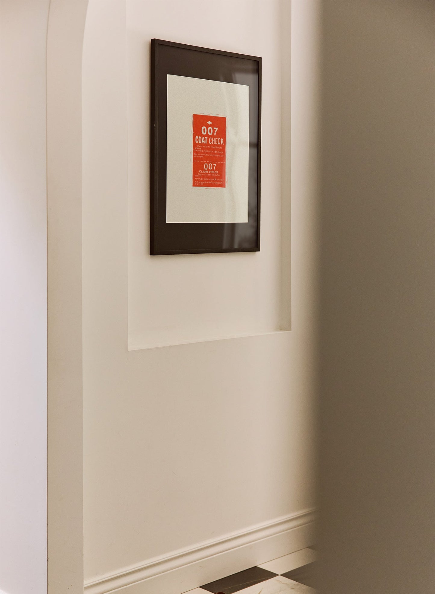 Coat Check, Poster