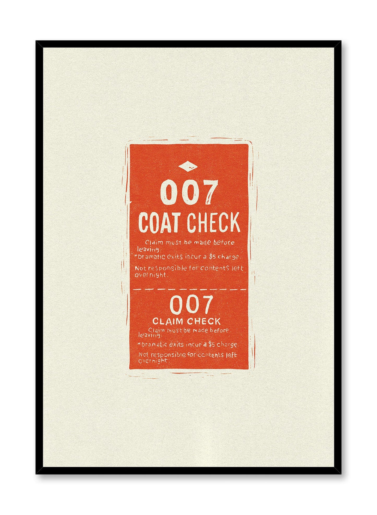 Coat Check, Poster
