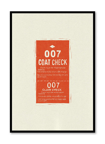 Coat Check, Poster