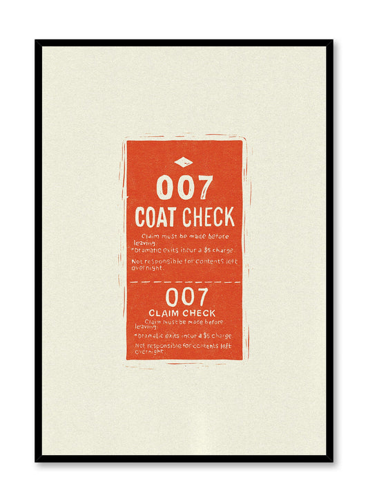 Coat Check, Poster
