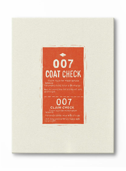 Coat Check, Poster