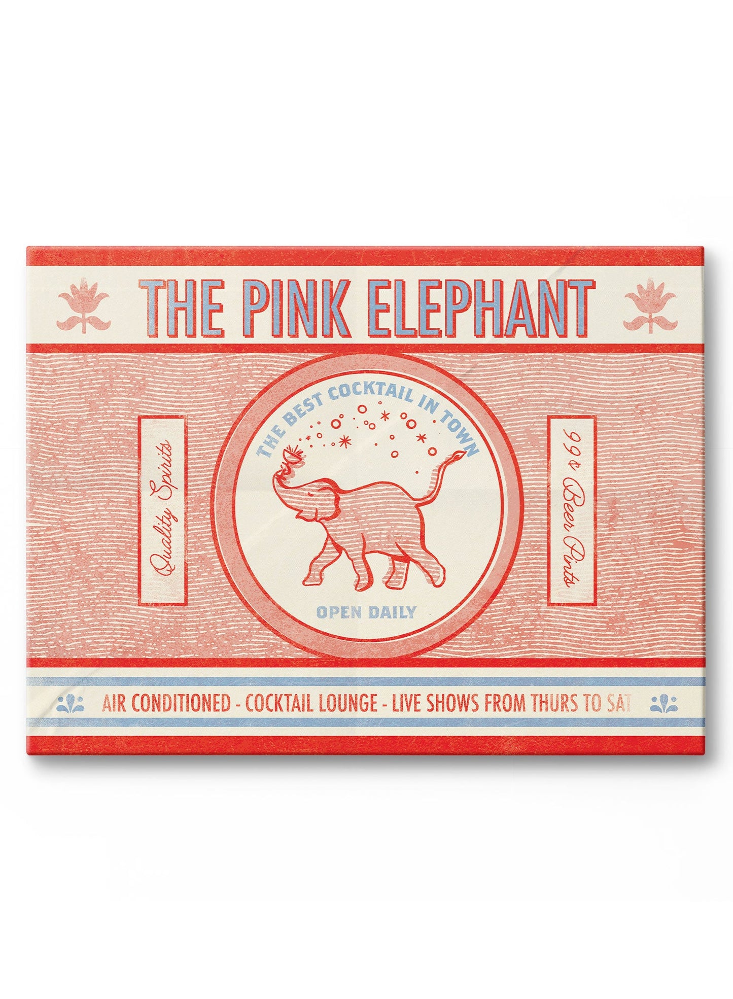 The Pink Elephant, Poster