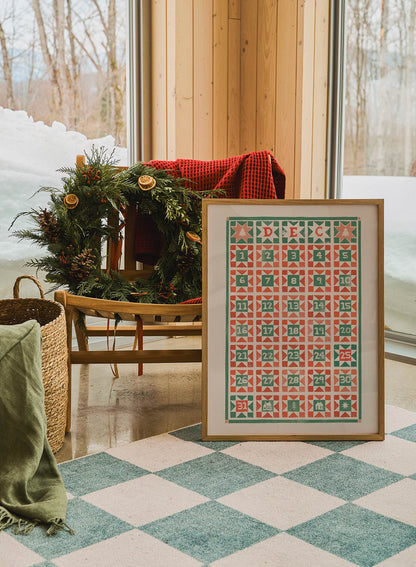 Folk Advent Calendar, Poster
