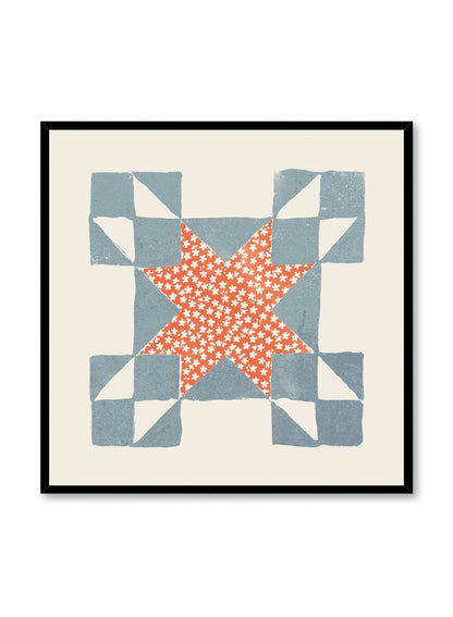 Quilt Square II, Poster