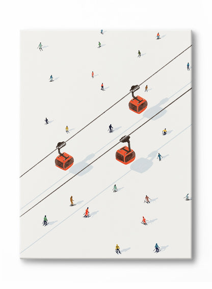 Three's a ski crowd, Poster