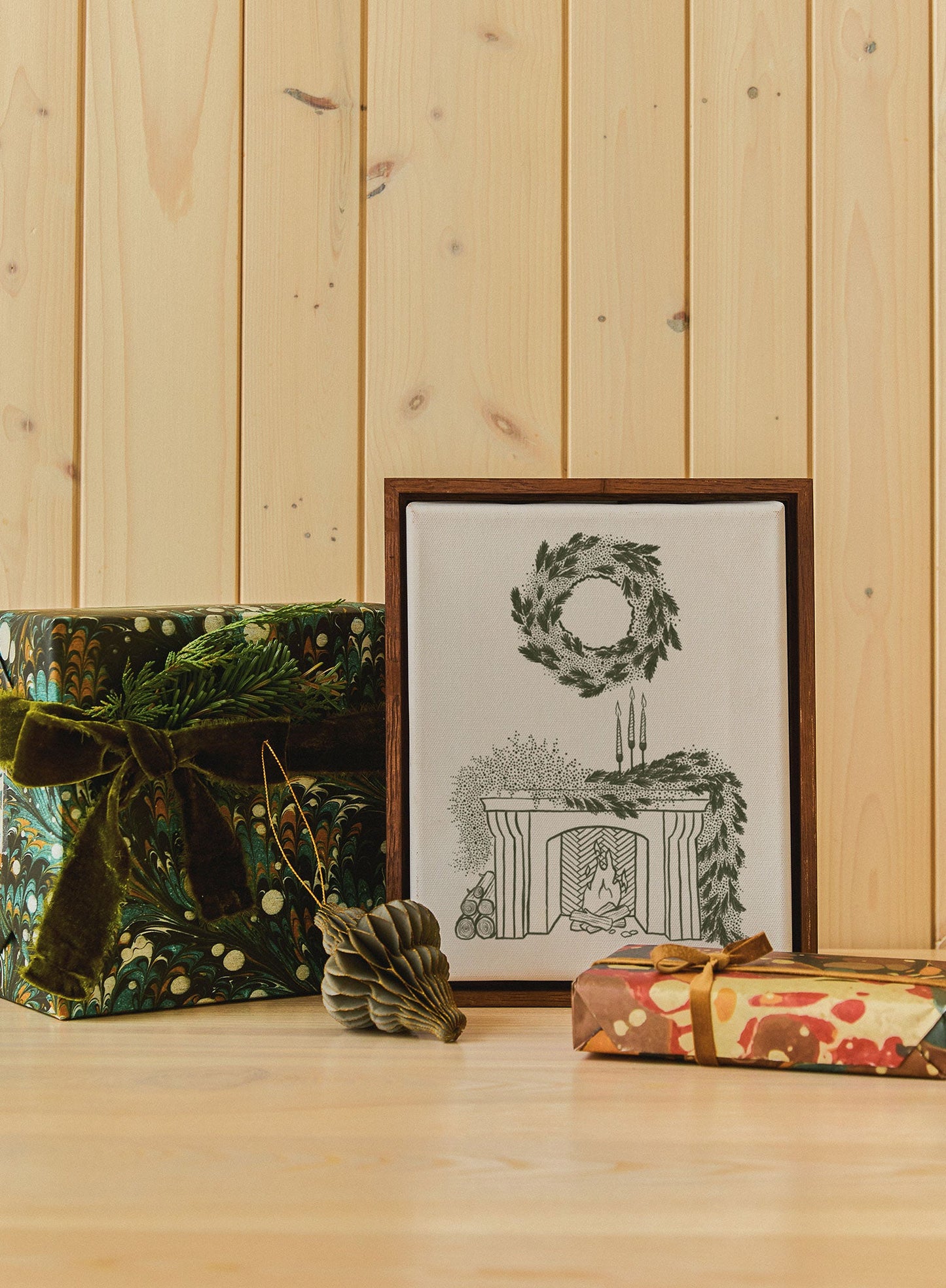 By the fire, Poster