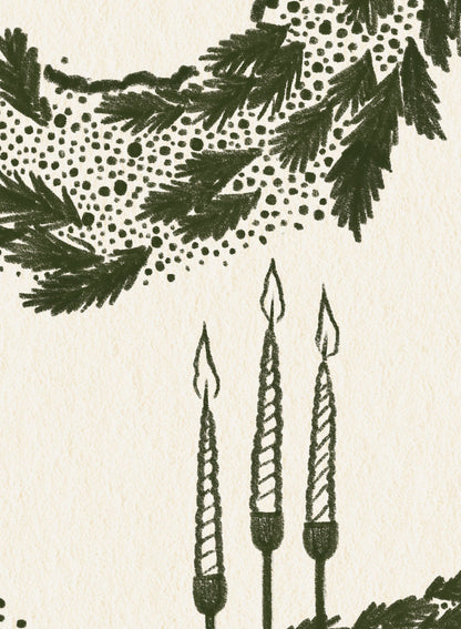 By the fire, Poster