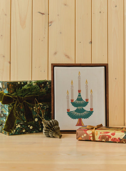 Candlelit Fir tree, Poster