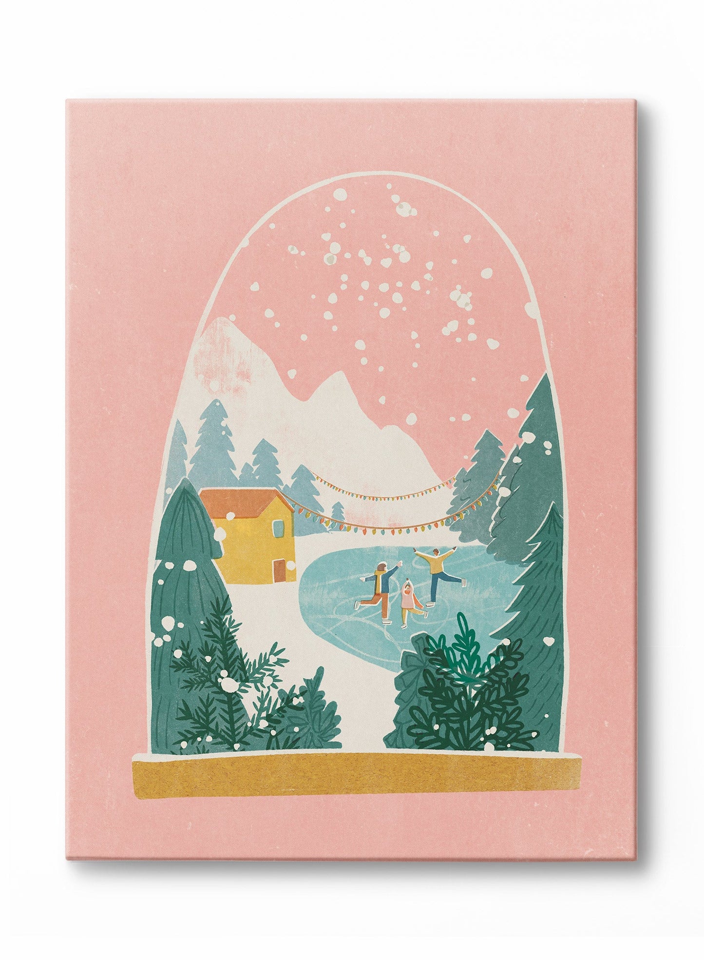 Snowglobe Skating Rink, Poster