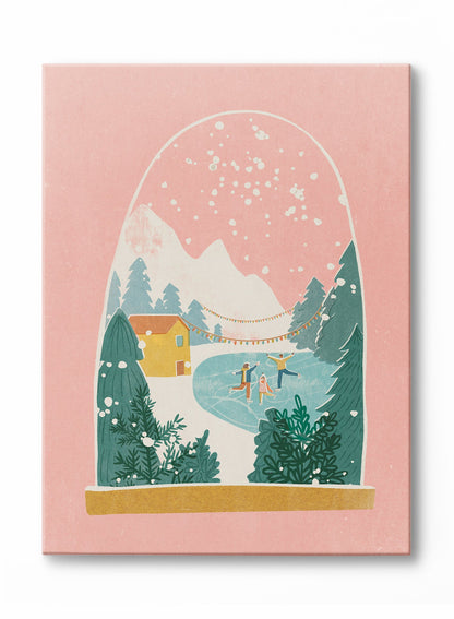 Snowglobe Skating Rink, Poster