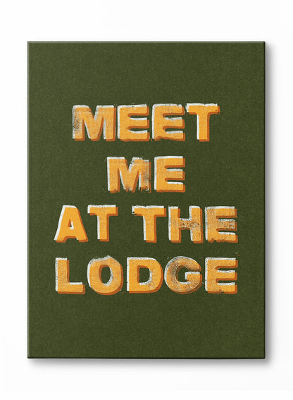 Meet Me at the Lodge, Poster