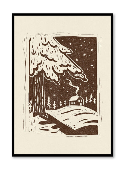 Snug little Cabin, Poster